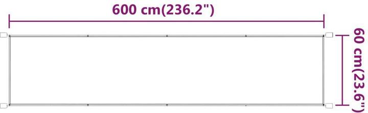 Immagine prodotto vidaXL Senkrechtmarkise (0.60 m)