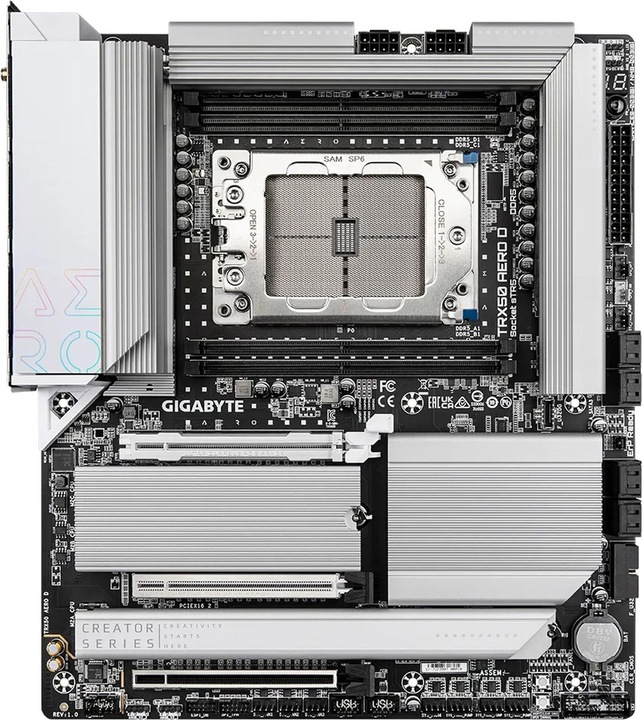 Produktbild Gigabyte TRX50 AERO D (sTR5, AMD TRX50, E-ATX)