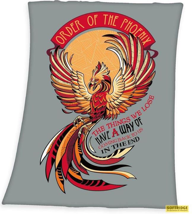 Herding Harry Potter couverture polaire Order Of The Phoenix 130 x 170 cm