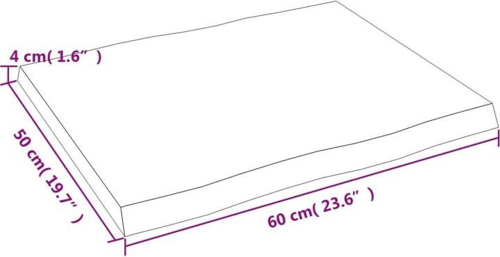 Produktbild vidaXL Chaim (60 x 50 x 4 cm)
