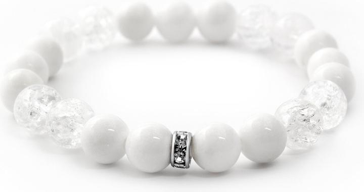 Immagine prodotto Beneto Bracciale di perline in giada e cristallo MINK28/17