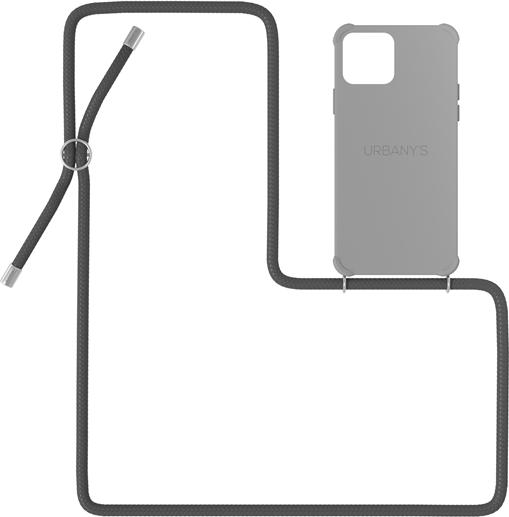 Produktbild Urbany's Necklace-Cover mit Kordel Stormy Sky matt (Apple iPhone 15 Plus)