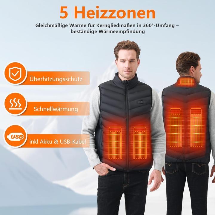 Image du produit Mincoo Beheizbare Herrenweste mit Akku (S)