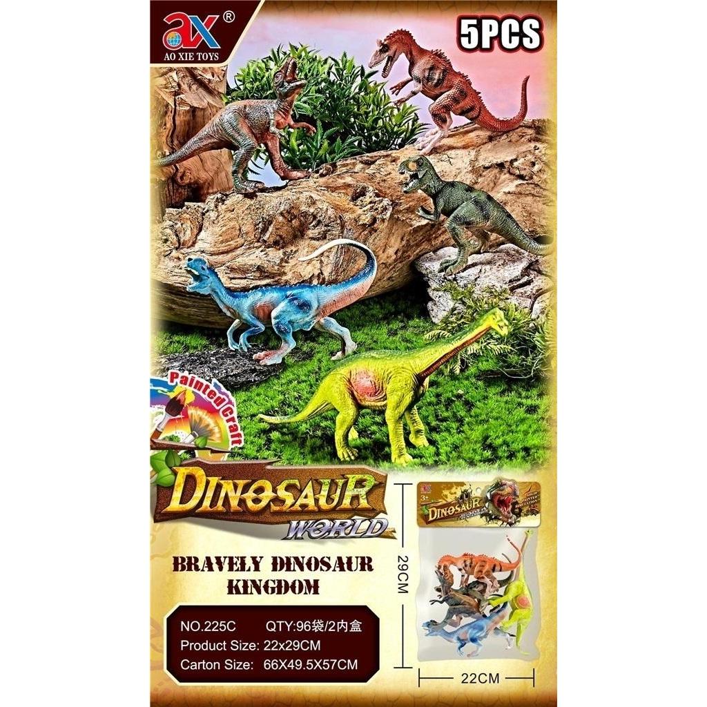 Ciuciubabka Dinosaurier im grossen Beutel, 5 Stück