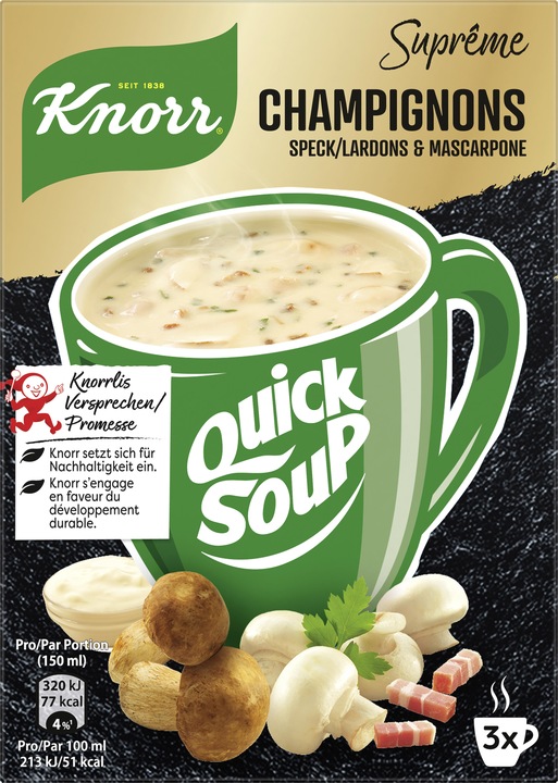 Produktbild Knorr Suprême Quick Soup Champignons