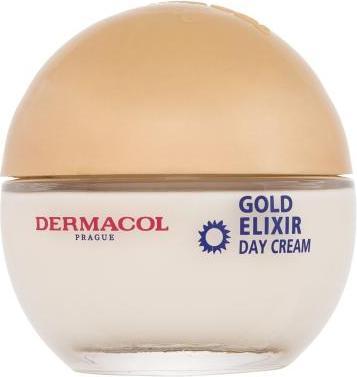 Actual product image Dermacol Gold Elixir (50 ml, Day cream, Up to SPF 10)