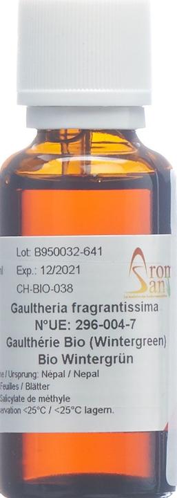 Produktbild AromaSan Wintergrün Bio Ätherisches Öl (30ml)