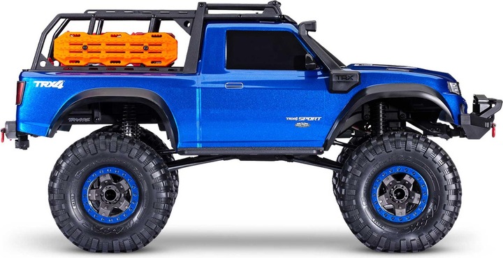 Actual product image Traxxas Trx-4 Sport High Trail M-Blue 1/10 4wd Scale-Crawler Rtr Brushed, Without Battery And Charger (RTR Ready-to-Run)