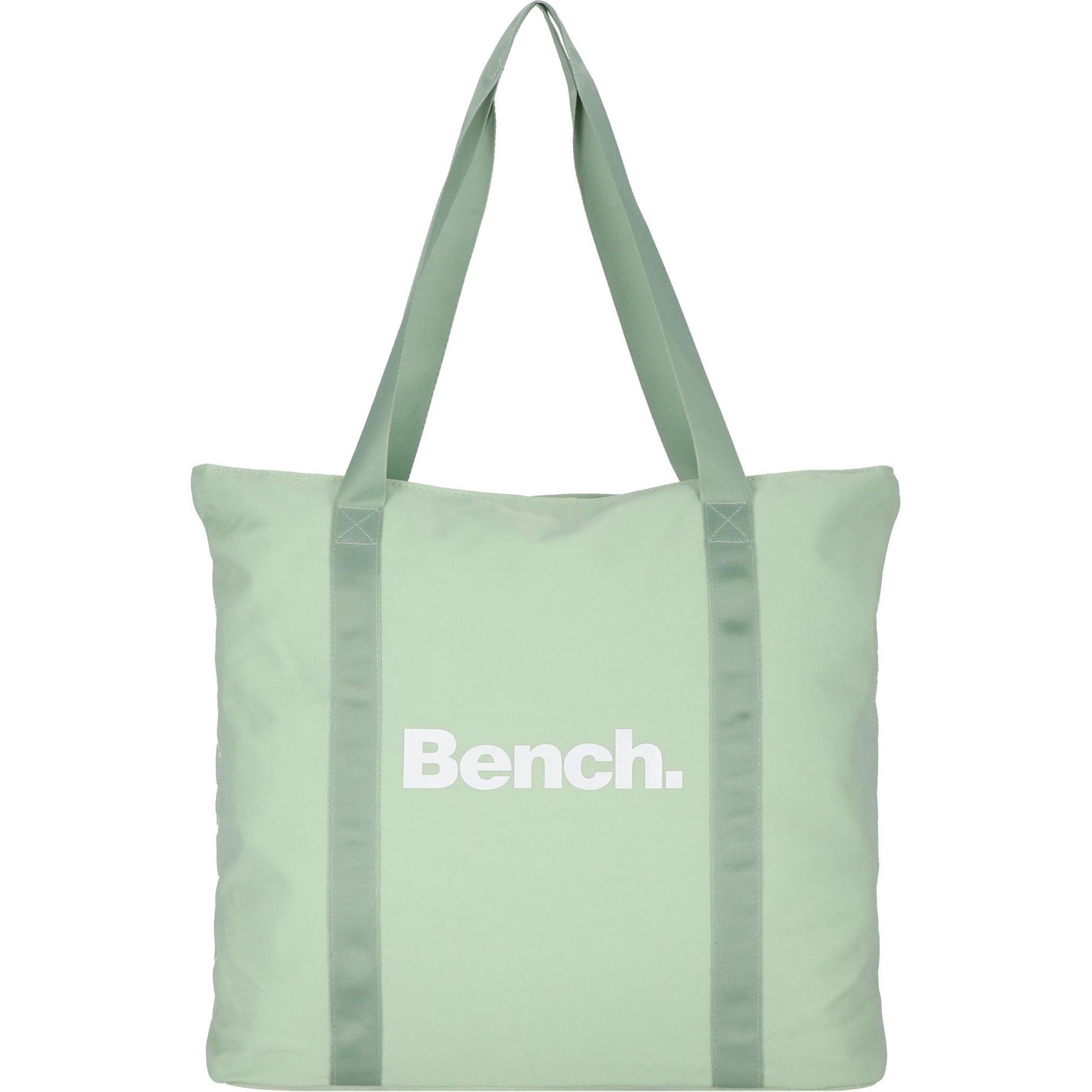 Bench, Tasche, City Girls Shopper Tasche 42 cm, Grau, (21 l)