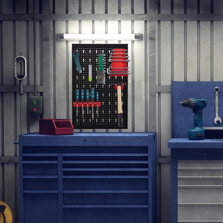 Actual product image Relaxdays Tool hole wall