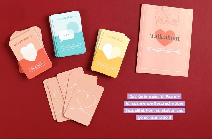 Image du produit Jeu de cartes : Talk about - le jeu de communication pour les couples (Jeu de cartes, Allemand)