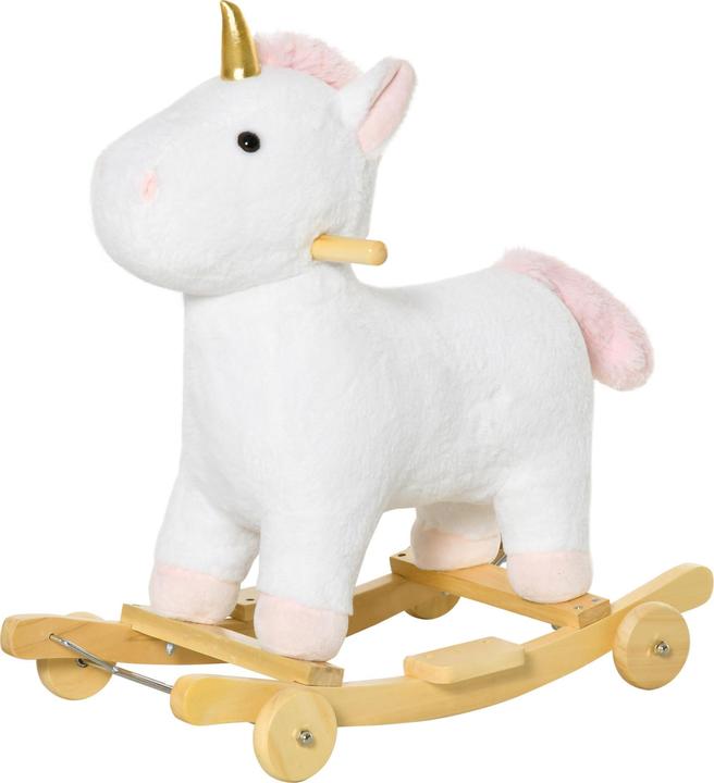 Image du produit Homcom Jouet à bascule, Triceratops, Licorne