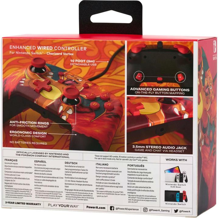 Produktbild PowerA Switch Controller - Charizard Vortex (Switch)
