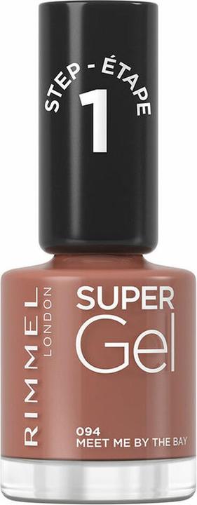 Rimmel London Rimmel - Super Gel STEP1 - Gel nail polish 12 ml 094 Meet Me By The Bay - (Meet Me By The Bay, Gel-Effect Nail Polish)