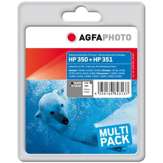 AGFAPHOTO, Druckerpatrone, Aphp350 351set (M, BK, C, Y)