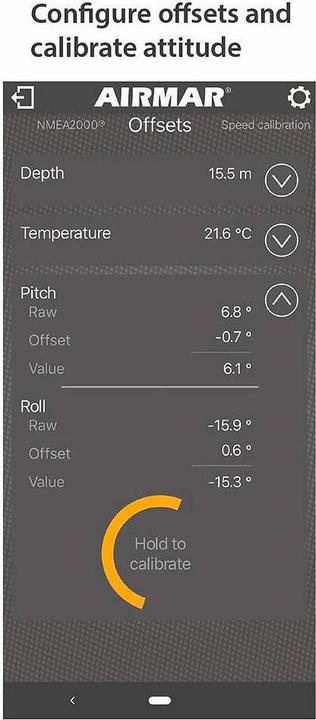 Actual product image Airmar DST810 Smart™ multisensor" breakthrough sensor
