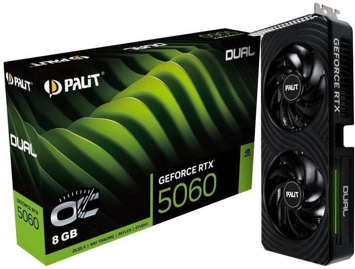 Image du produit XpertVision RTX 5060 8GB Palit Dual OC GDDR7 (8 Go)