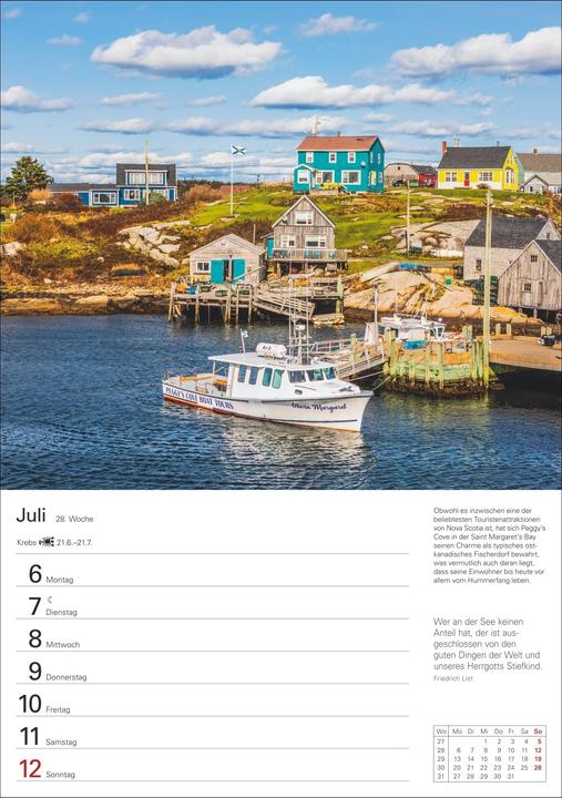 Produktbild Harenberg Kanada Wochenplaner 2026 - Eine Reise in 53 Bildern