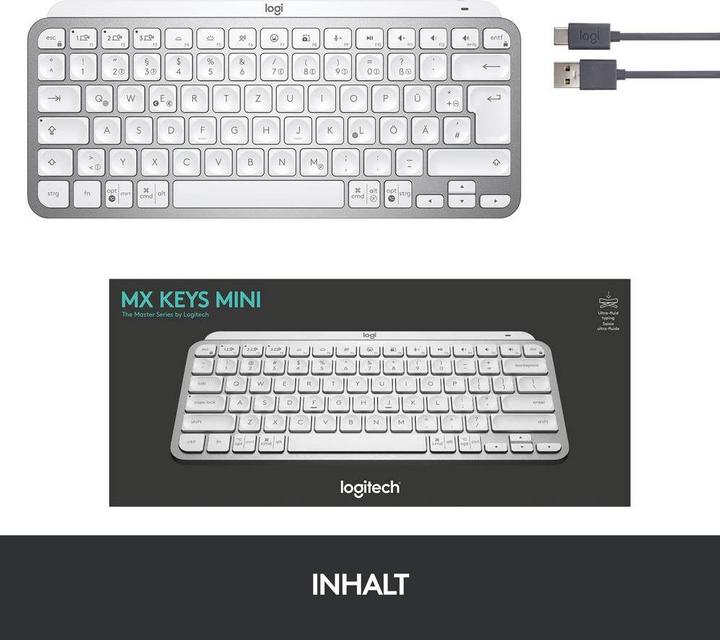 Actual product image Logitech MX Keys Mini (DE, Wireless)