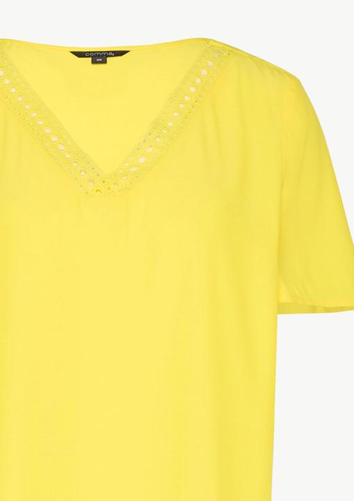 Immagine prodotto Comma Bluse Loose-Fit-Shirt aus Crêpe mit Spitzen-Detail (34)