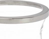 Actual product image Giftdecor silver plated convex cup candle holder