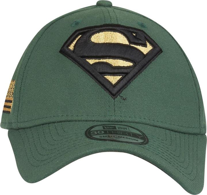 Actual product image New Era 39Thirty Stretch Cap - SUPERMAN cilantro - L/XL (XL)