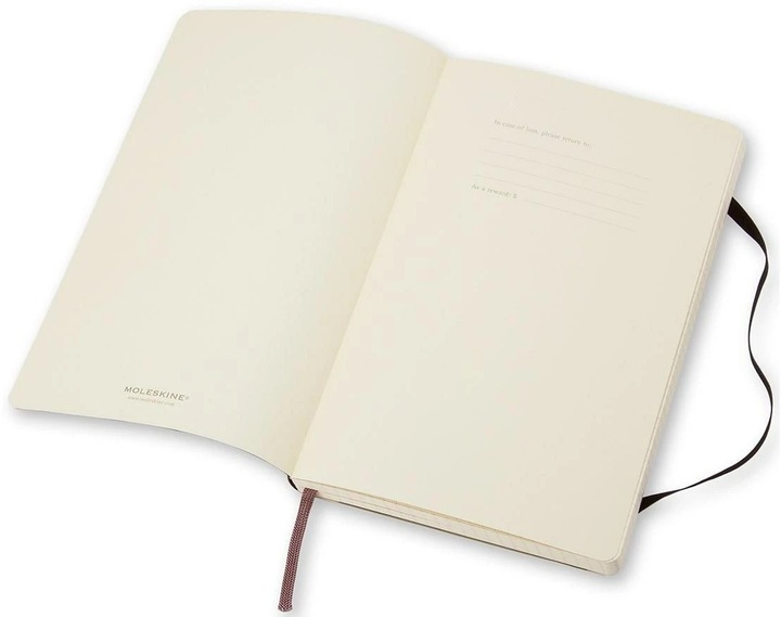 Actual product image Moleskine Classic Soft (A5, Checked, Soft cover)