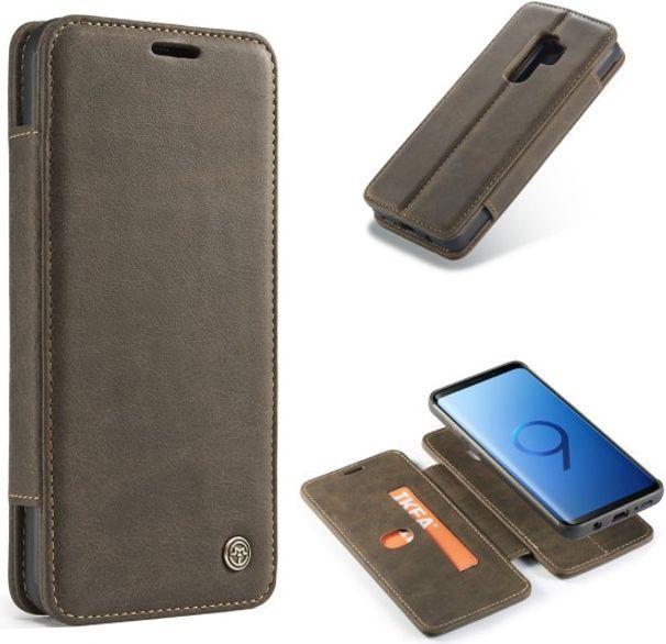 Produktbild Caseme Leder Hülle mit abnehmbarem Backcover und Fingerhalterung (Samsung Galaxy S9+)