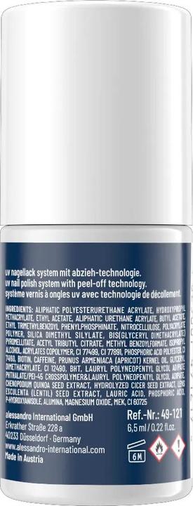 Produktbild Alessandro ALESSAN Striplac UV Colo Supers Bl 6.5ml (121 Superstition Blue, UV-Gel Lack)