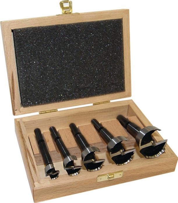 Actual product image Fisch Tools Forstner bit set BLACK SHARK PRO (15, 20, 25, 30, 35 millimetres)