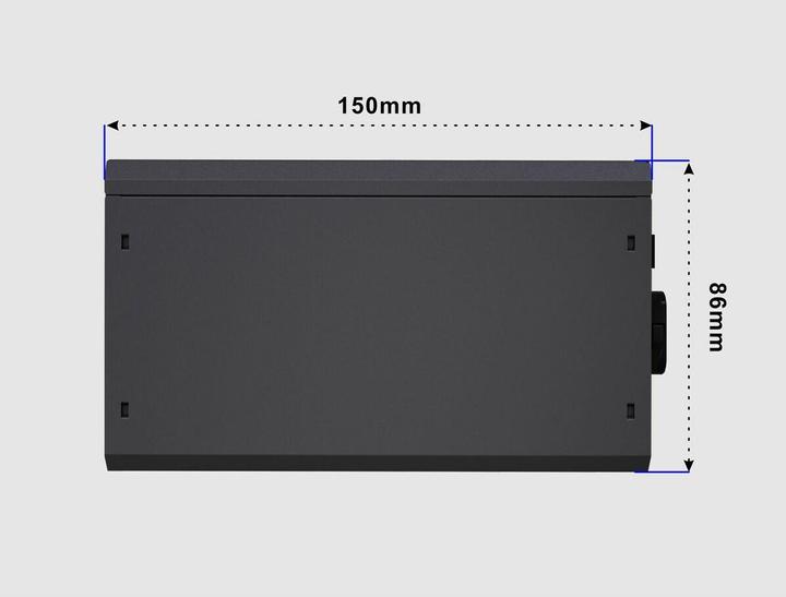 Produktbild Gembird CCC-PSUBRONZE-850W Netzteil Fornax Power 850W aktive PFC 12cm Lüfter 80+Bronze (850 W)