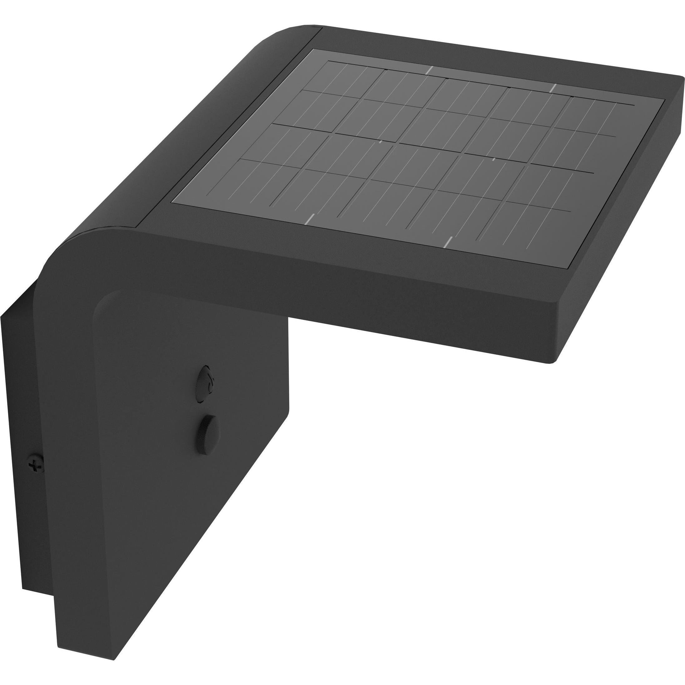 Thumbnail - EGLO, Gartenbeleuchtung, Leuchten Wandleuchte SPIANTE Solar, 6W, Sensor, Schwarz, Dimmbar (800 lm, IP44)