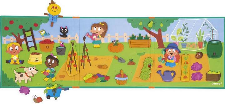 Immagine prodotto Janod Magnetistories der Garten (Multilingue, 3 - 8 anni)