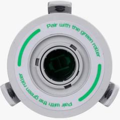 Actual product image Bambu Lab AMS lite rotating spool holder green top left/bottom right