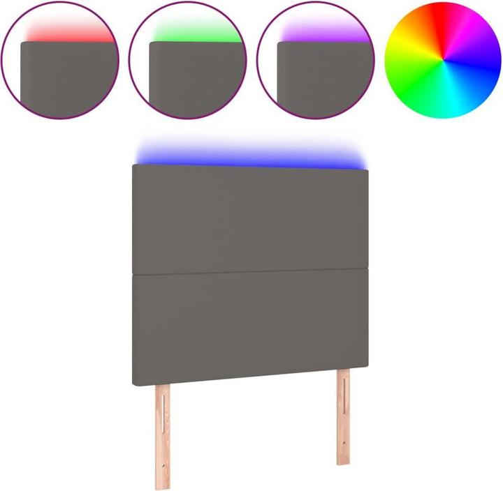 Image du produit vidaXL LED Kopfteil (80 x 5 x 128 cm)