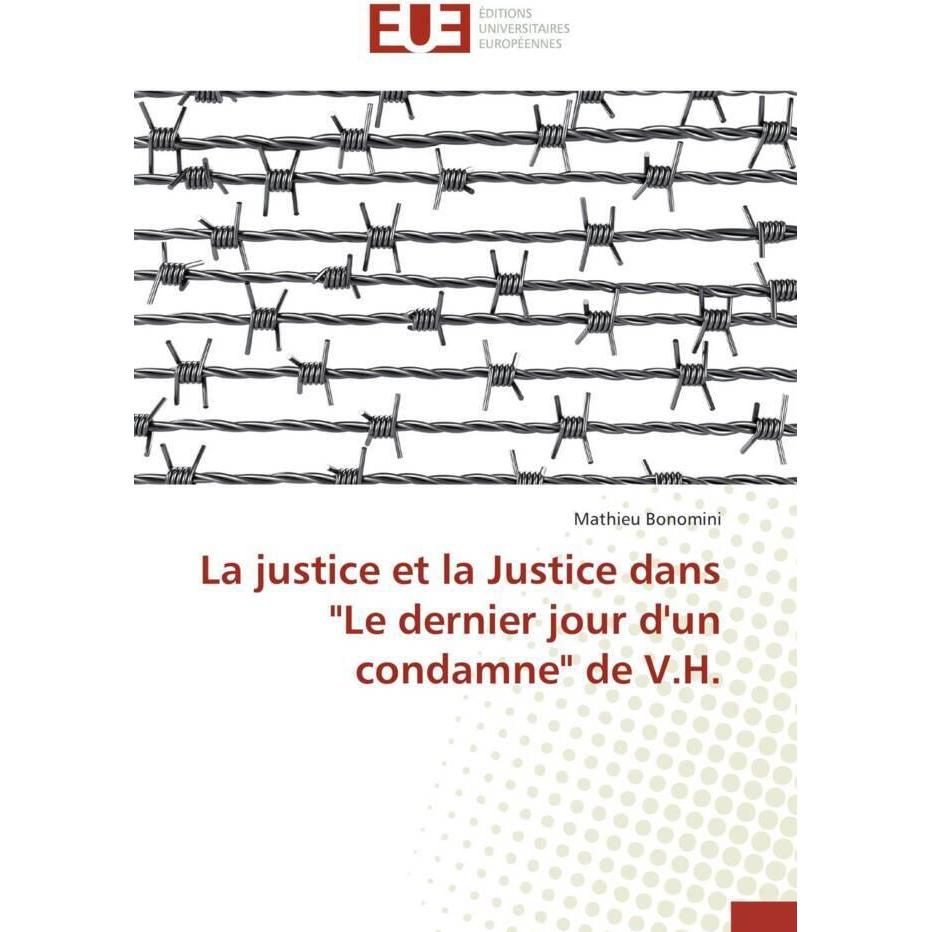 La justice et la Justice dans 'Le dernier jour d'un condamne' de V.H., Fachbücher