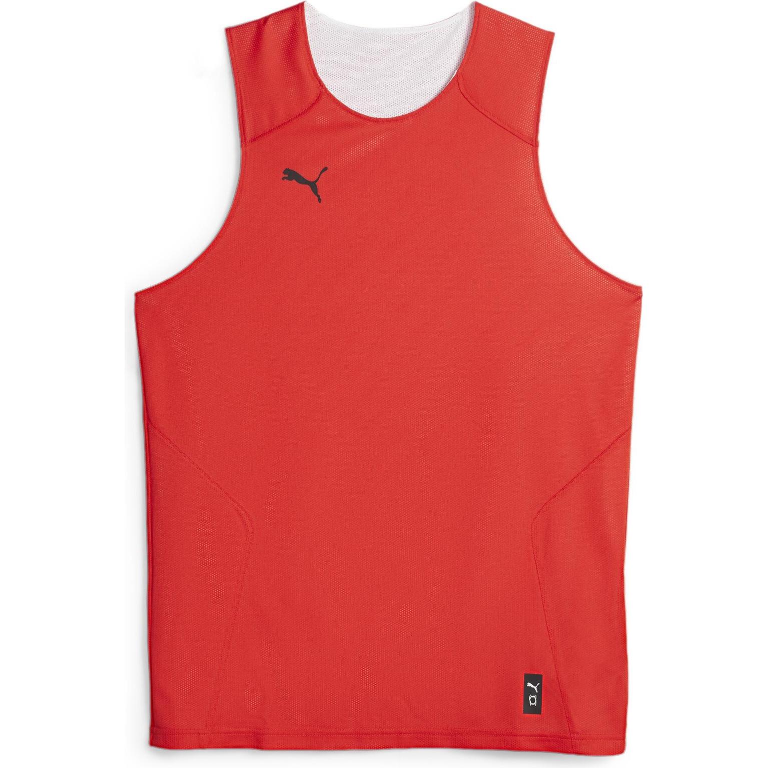 Puma, Herren, Sportshirt, Hoops Team Reverse Practice Jersey (M), Rot, M