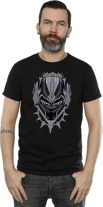 Produktbild Schwarzer Panther Kopf TShirt (M)