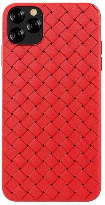 Produktbild Devia Woven Pattern Design Soft Case iPhone 11 Pro Max red (Apple iPhone 11 Pro Max)