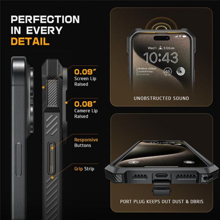 SUPCASE IBLSN ARES FLIP MAG MAGSAFE IPHONE 17 PRO MAX BLACK - EAN
