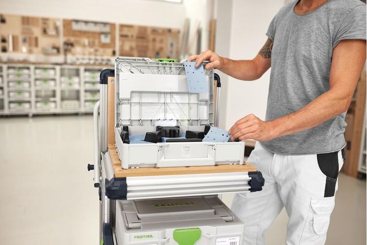 Actual product image Festool Schleifmittel-Systainer³ SYS-STF 80X133 GR-Set (P80, P180, P220, P60, P120)