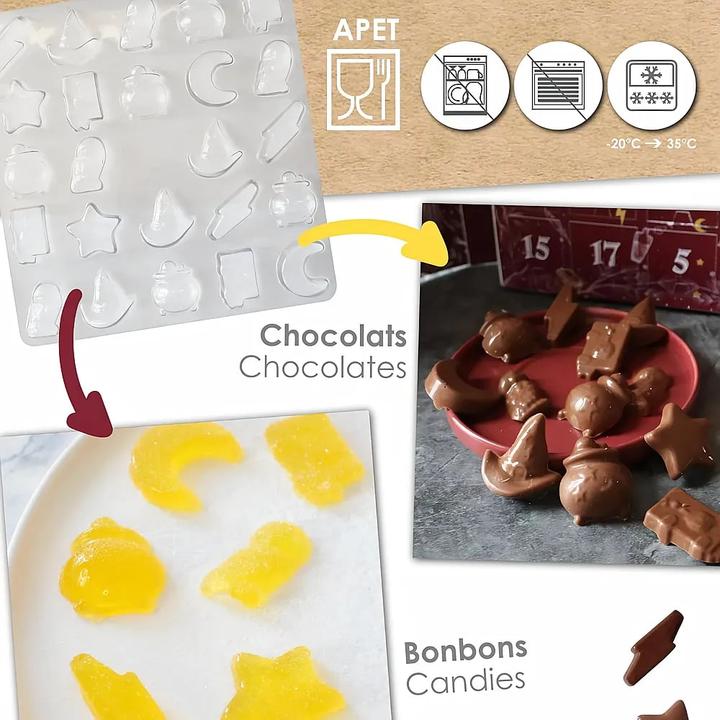 Produktbild ScrapCooking Schokogiessformen Zauberer