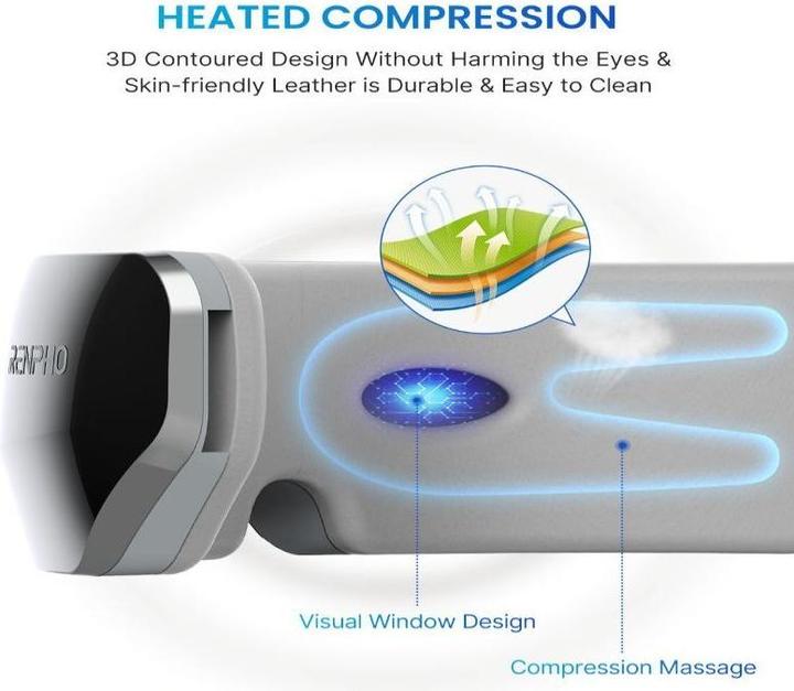 Produktbild Renpho Eyeris View - Eye Massager - Grey
