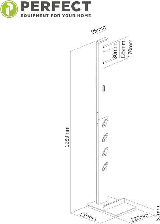 Actual product image Foho Staubsaugerständer PHD-D200W für Dyson Staubsauger