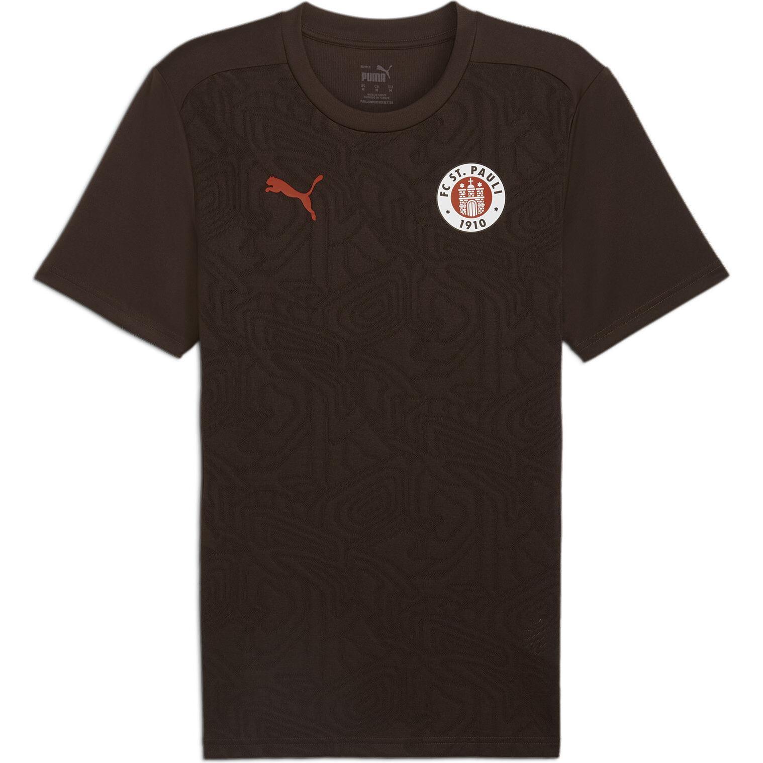 Puma, Herren, Sportshirt, FCSP Training Jersey (S), Braun, S