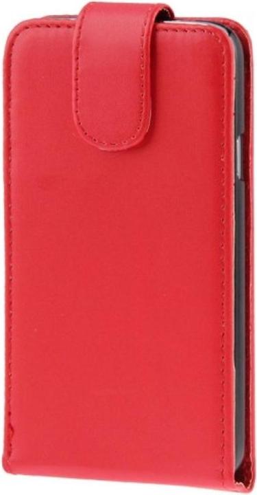 Produktbild König Design Flip Handy Tasche Case für Handy Samsung Galaxy S5 / S5 Neo Rot (Samsung Galaxy S5, Samsung Galaxy S5 Neo)