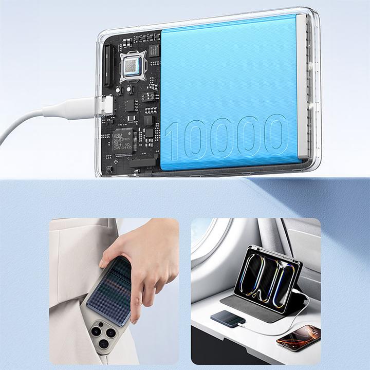 Actual product image Benks Powerbank 5000mAh MP15 ArmorGo Tint Gold - Typ C - magnetisch mit induktivem Laden (5000000 mAh, 10 W)
