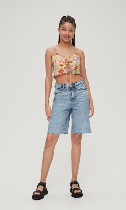 Actual product image s.Oliver Bluse Crop Bluse aus Baumwolle (38)