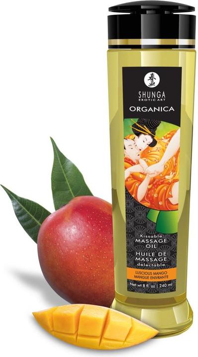 Actual product image Shunga Organic mango massage oil (240 ml)
