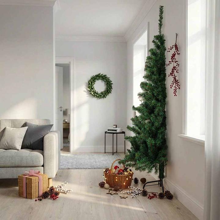 Produktbild vidaXL künstlicher halber Weihnachtsbaum (240 cm)